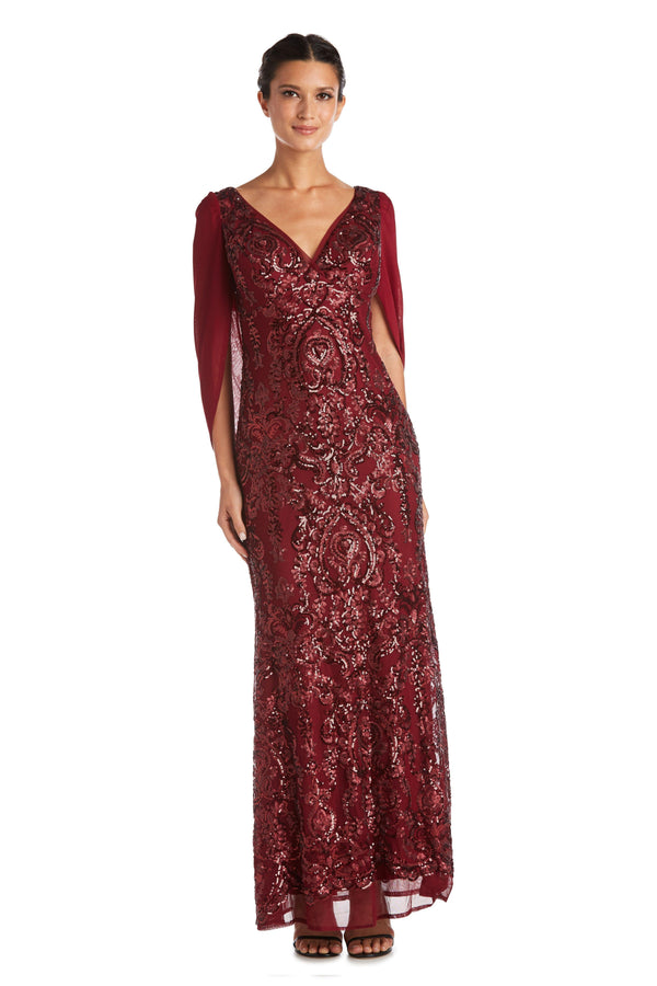Long Mother Of The Bride Dress Formal R&M Richards 5909
