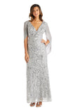 Silver R&M Richards 5909 Long Mother Of The Bride Dress for $134.99 ...