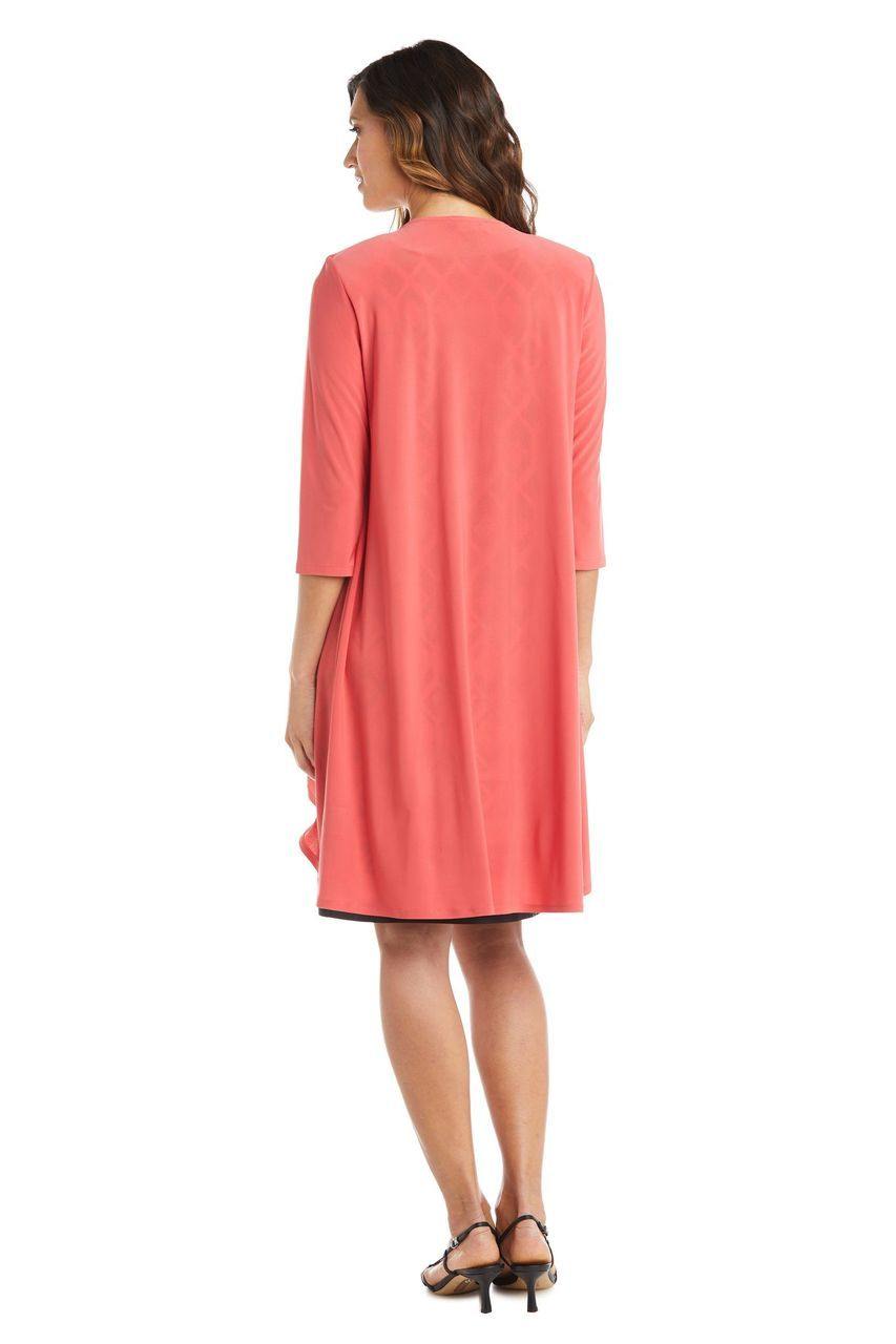 Coral R&M Richards 5927 Short Two Piece Print Jacket Dress for $69.99 ...