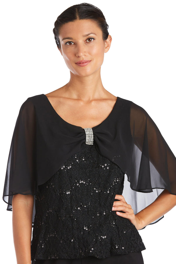 Mother Of The Bride Top Pinch Front R&M Richards 5979
