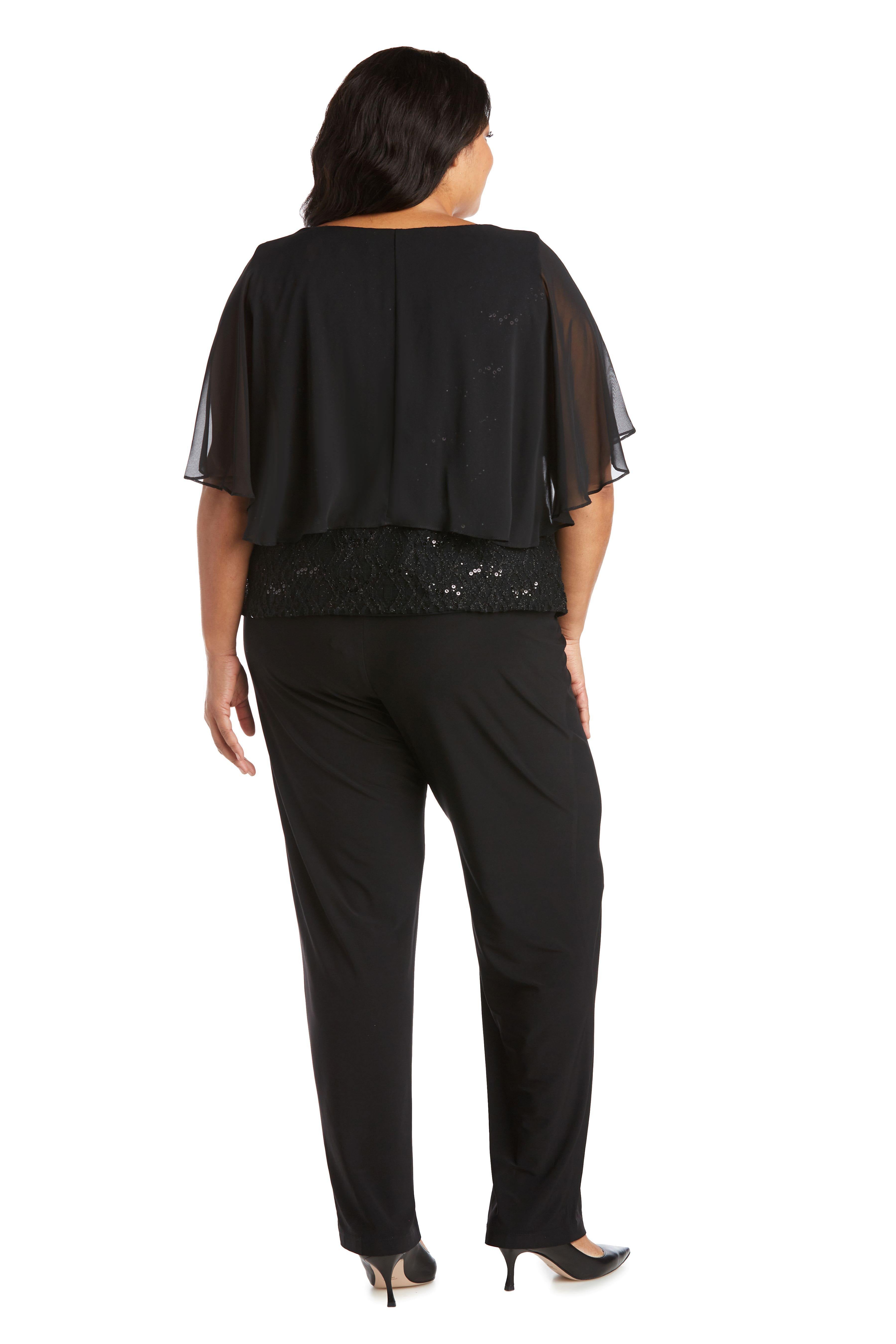 R&M Richards Plus Pinch Social Top 5979W - The Dress Outlet
