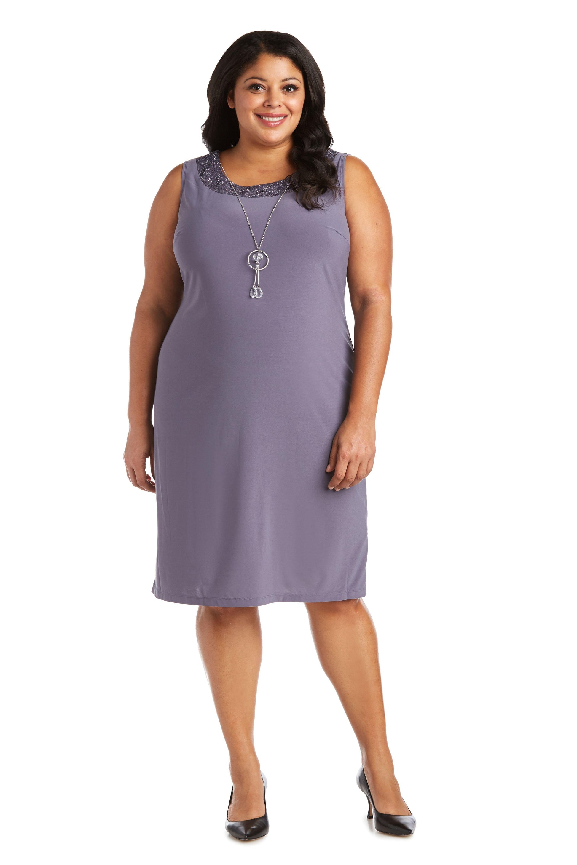 R&M Richards 7005W Plus Size Two Piece Set Jacket Dress
