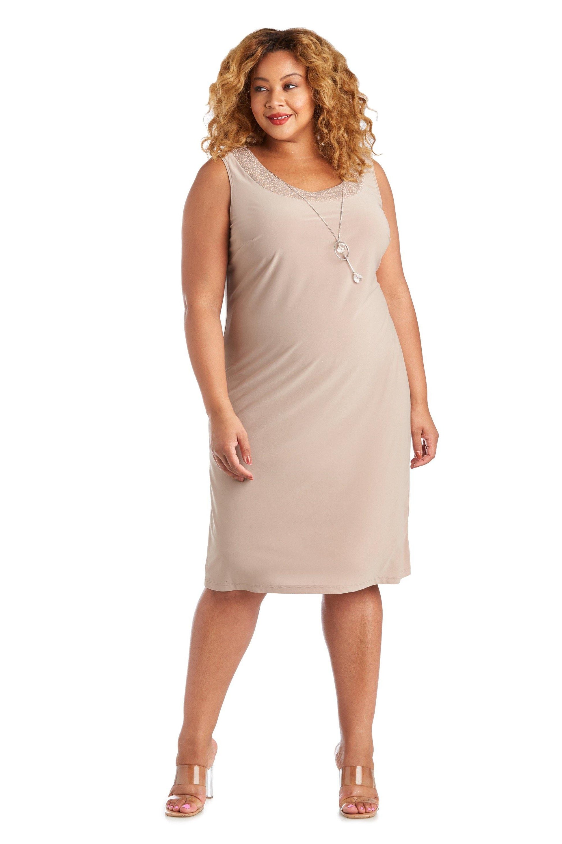R&M Richards 7005W Plus Size Two Piece Set Jacket Dress