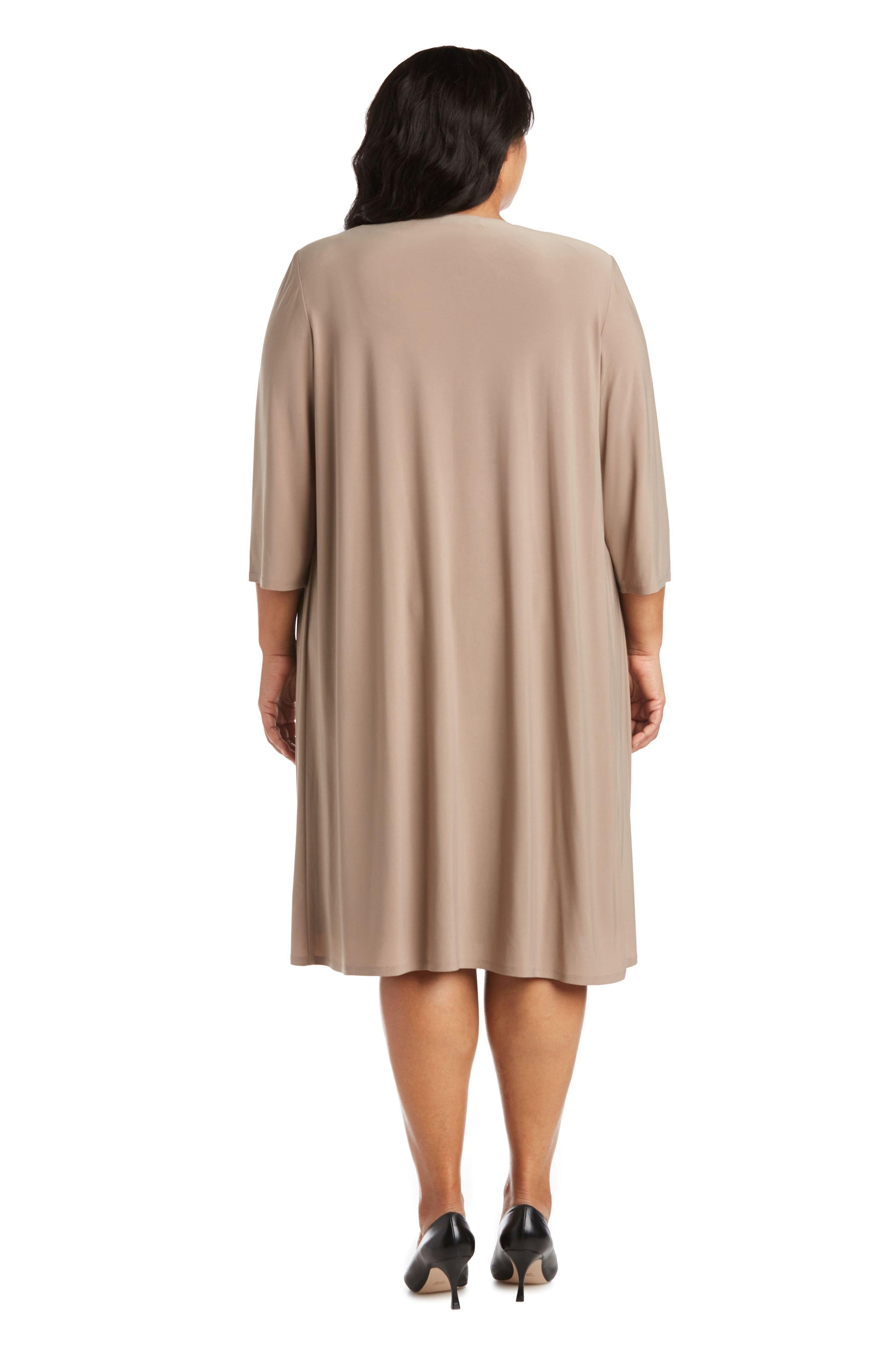 R&M Richards 7037W Short Plus Size Jacket Dress