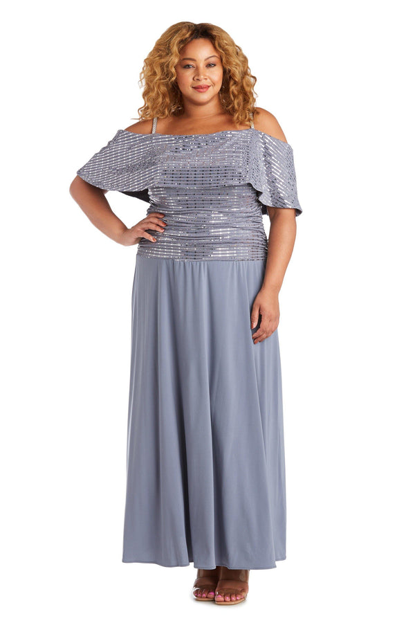 Plus Size Formal Dress Long R&M Richards 7047W