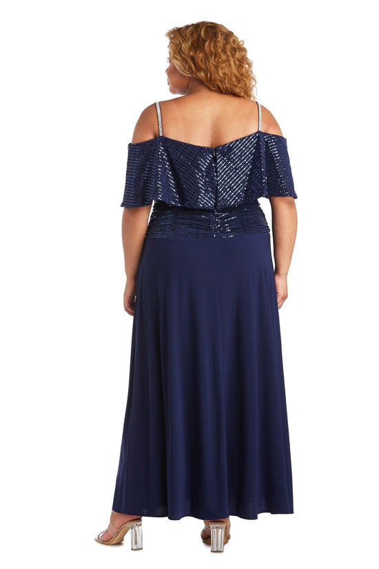 Mocha R&M Richards 7047W Plus Size Formal Long Dress for $59.99 – The ...