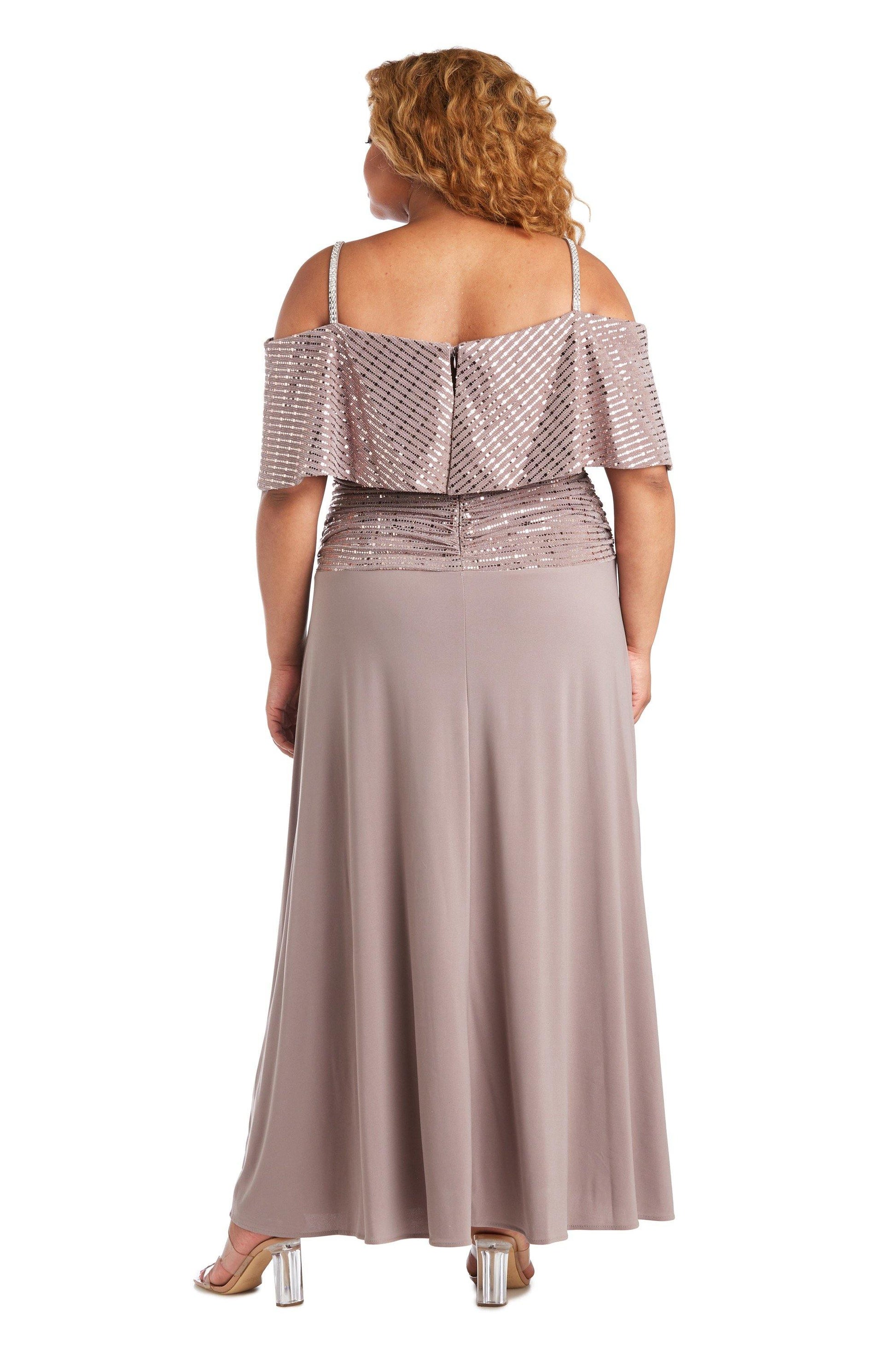 R&M Richards 7047W Plus Size Formal Long Dress