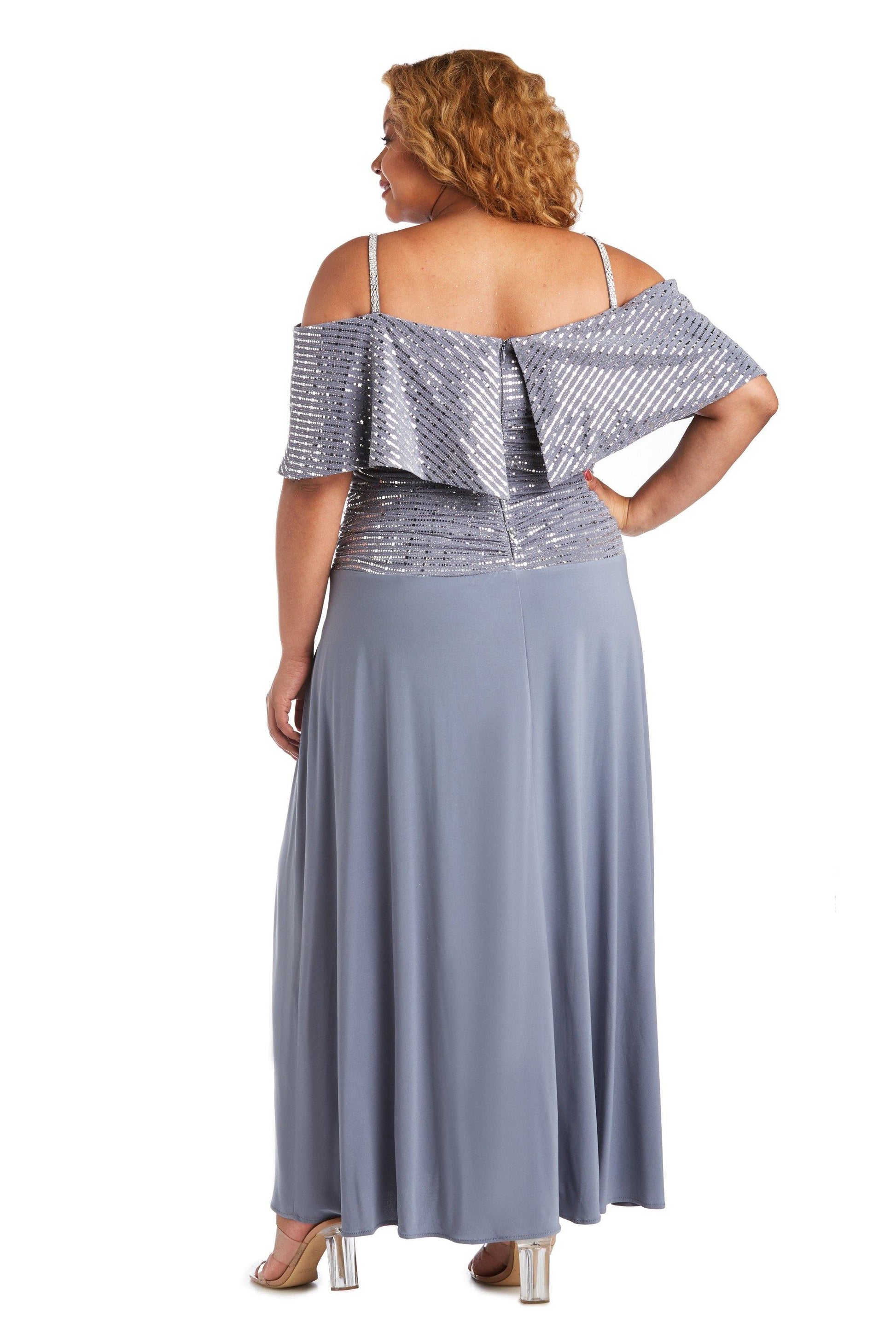 R&M Richards 7047W Plus Size Formal Long Dress