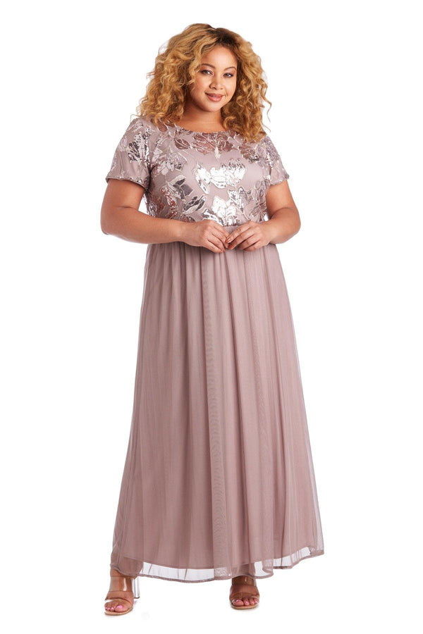 Long Plus Size Formal Dress Long R&M Richards 7058W