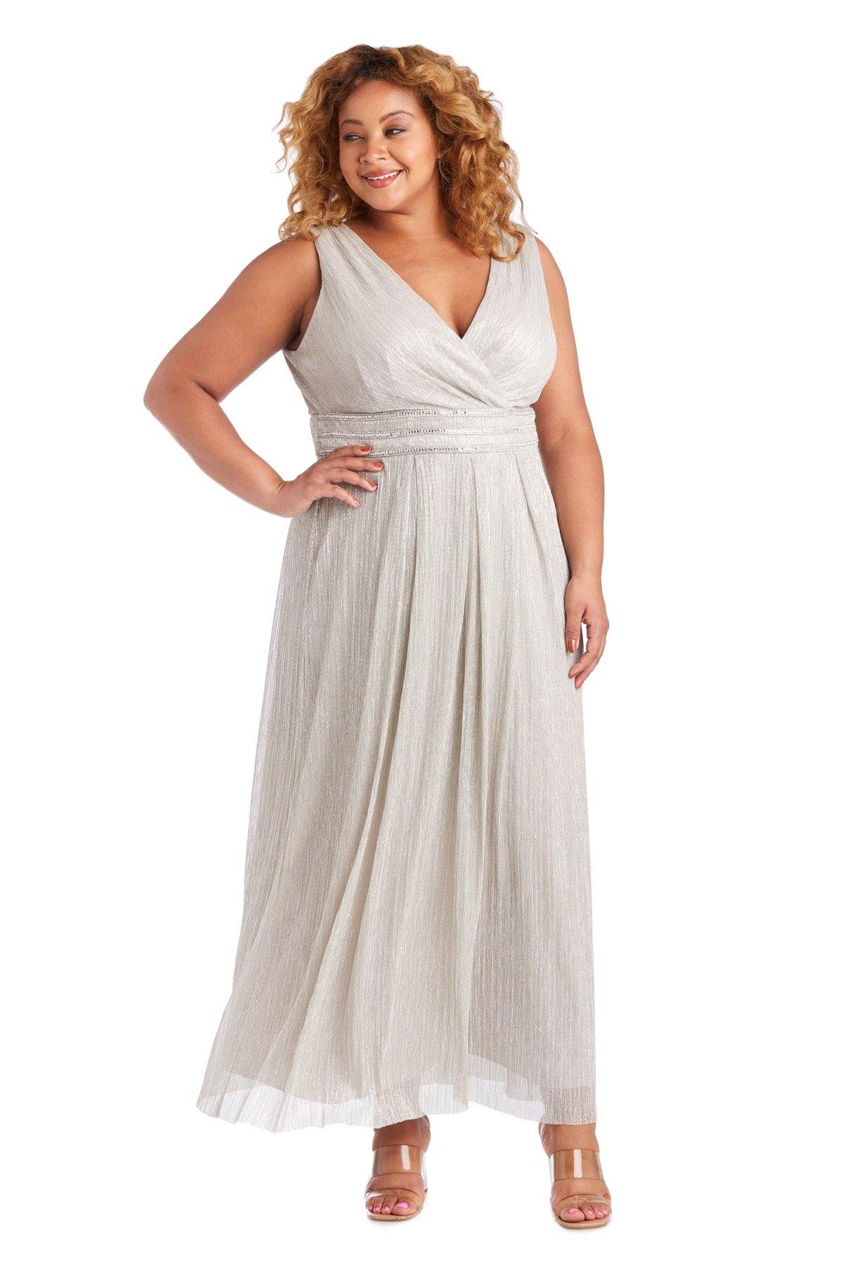 R&M Richards 7068W Long Plus Size Formal Dress