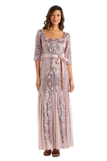 R&M Richards Mother of the Bride Long Dress 7085 - The Dress Outlet