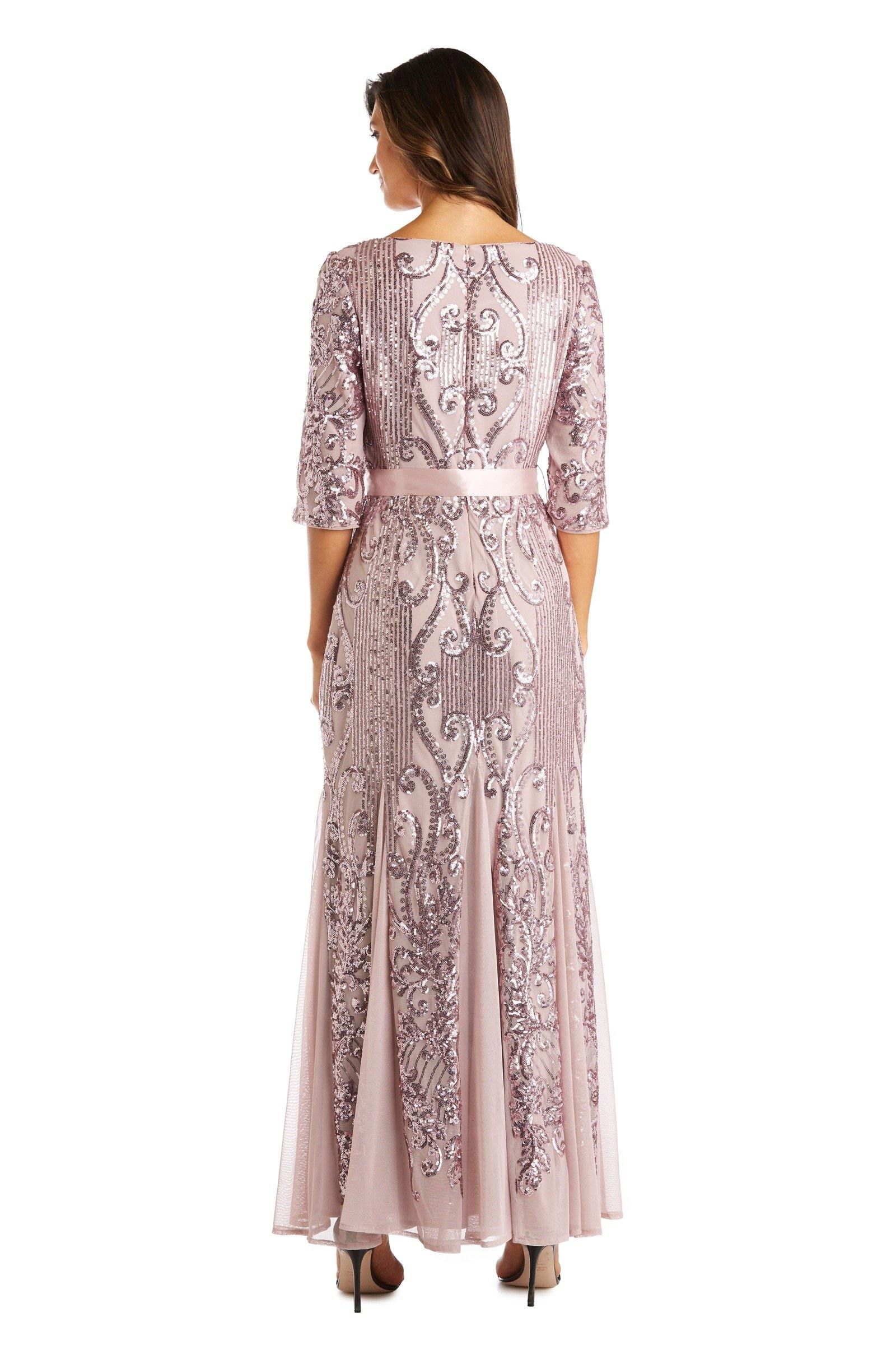 R&M Richards Mother of the Bride Long Dress 7085 - The Dress Outlet