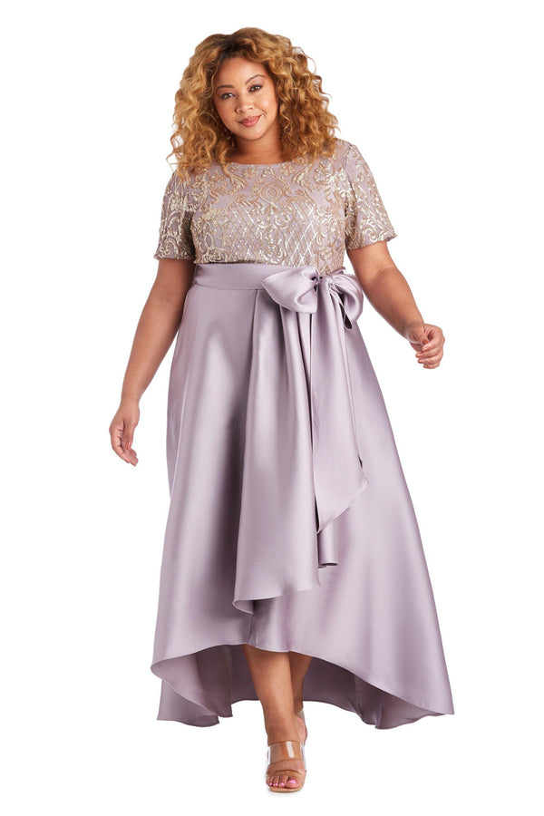 Plus Size High Low Dress Wrap R&M Richards 7122W