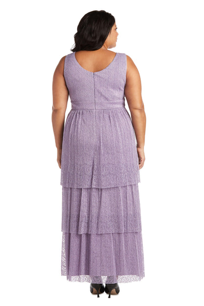 R&M Richards Long Plus Size Formal Dress 7142W - The Dress Outlet