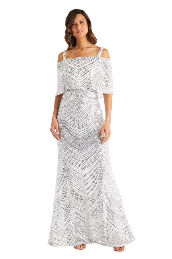 Long Mother of Bride Dress Caplet R&M Richards 7146