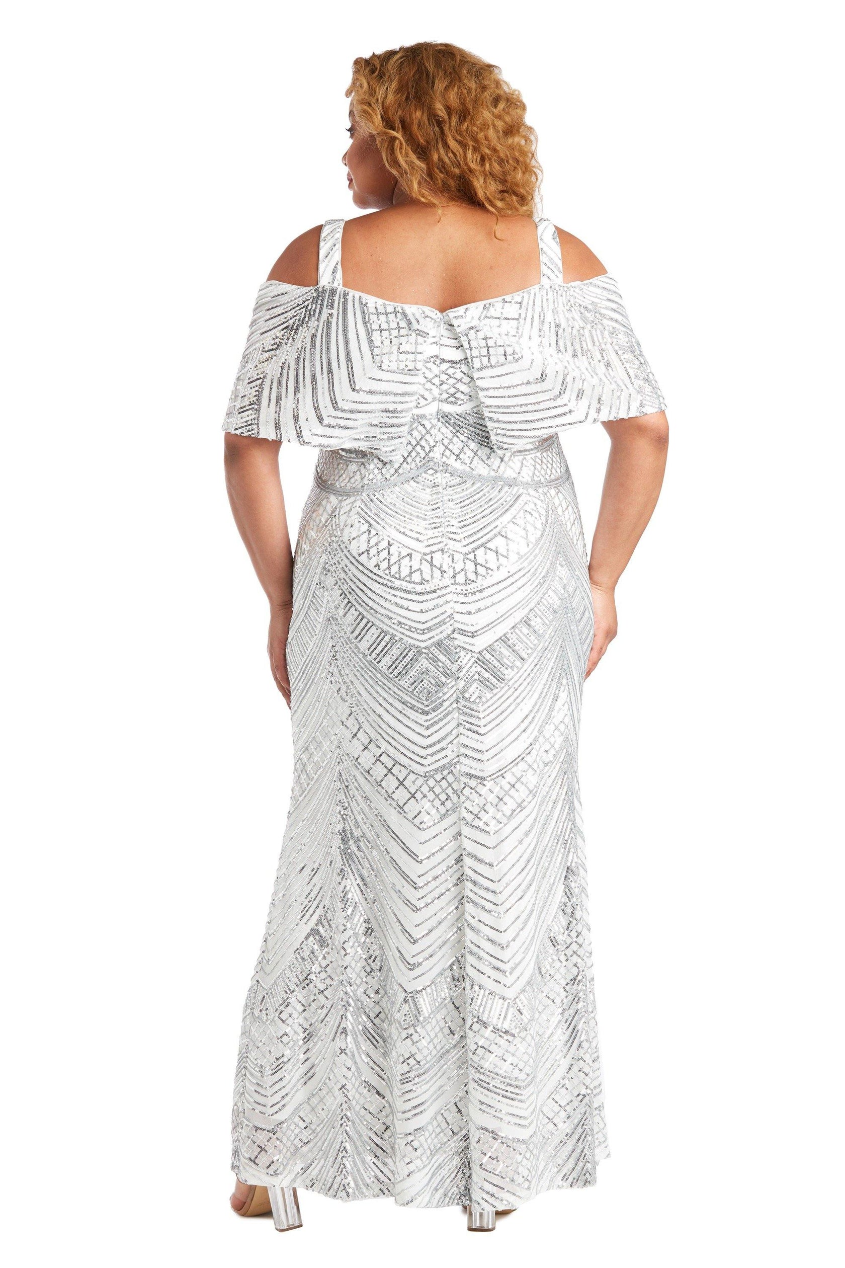 Mocha R&M Richards 7146W Plus Size Mother Of The Bride Dress for $79.99 ...