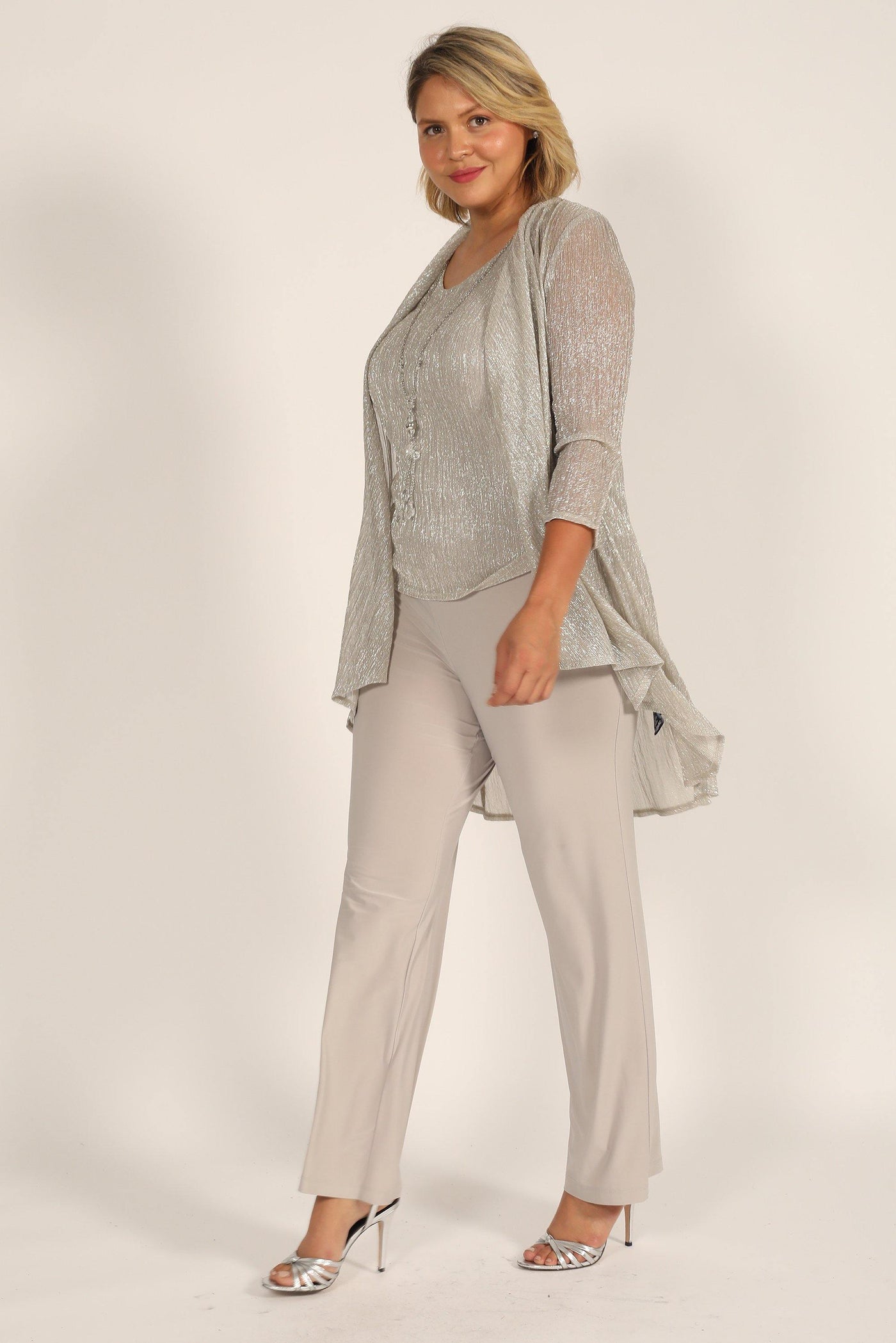 R&M Richards Mother of the Bride Plus Size Pant Set 7162W - The Dress Outlet