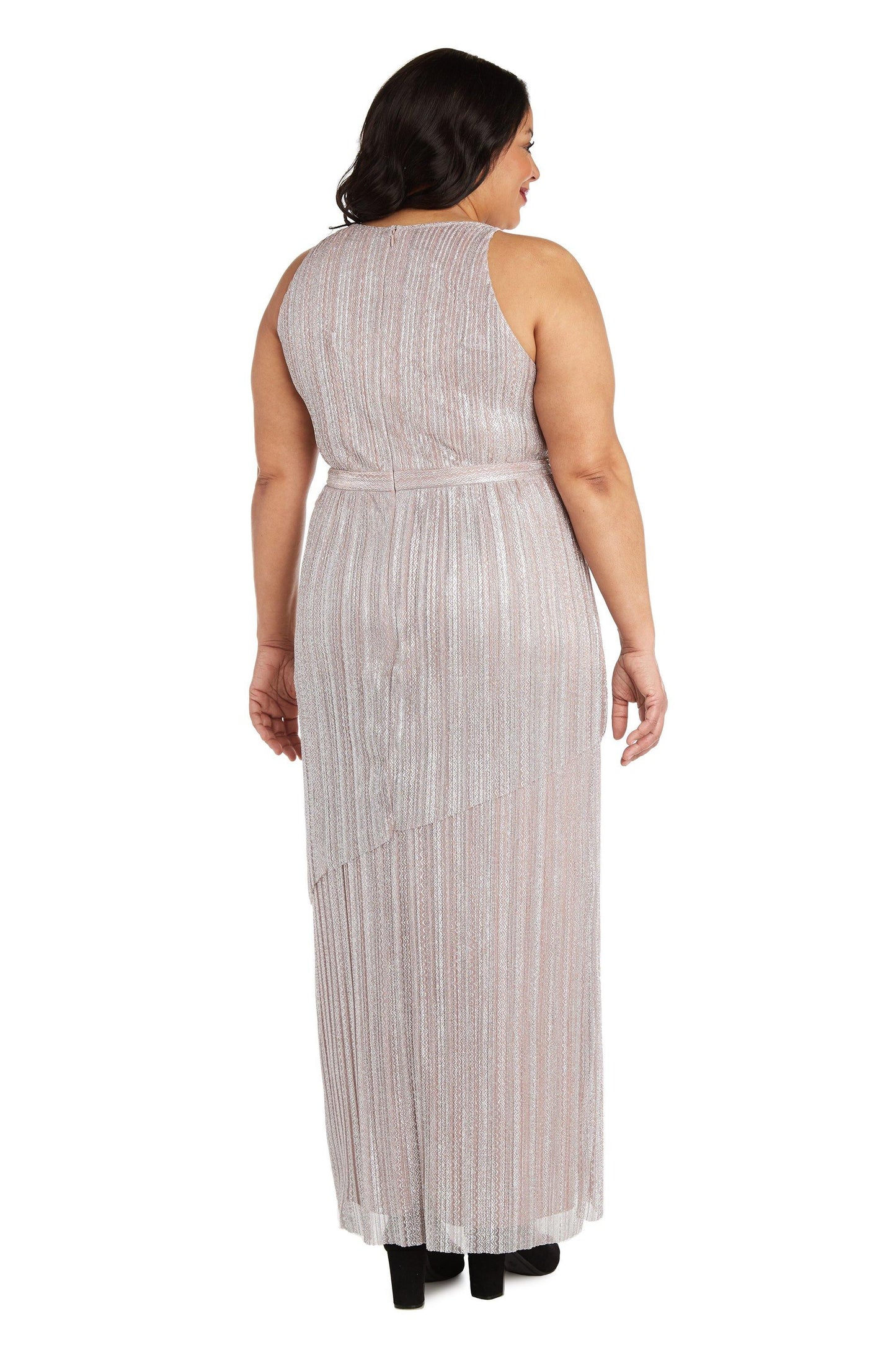 R&M Richards Long Formal Plus Size Dress 7208W - The Dress Outlet