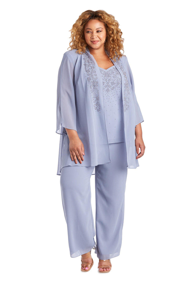 Plus Size Jacket Suit Pant R&M Richards 7216W