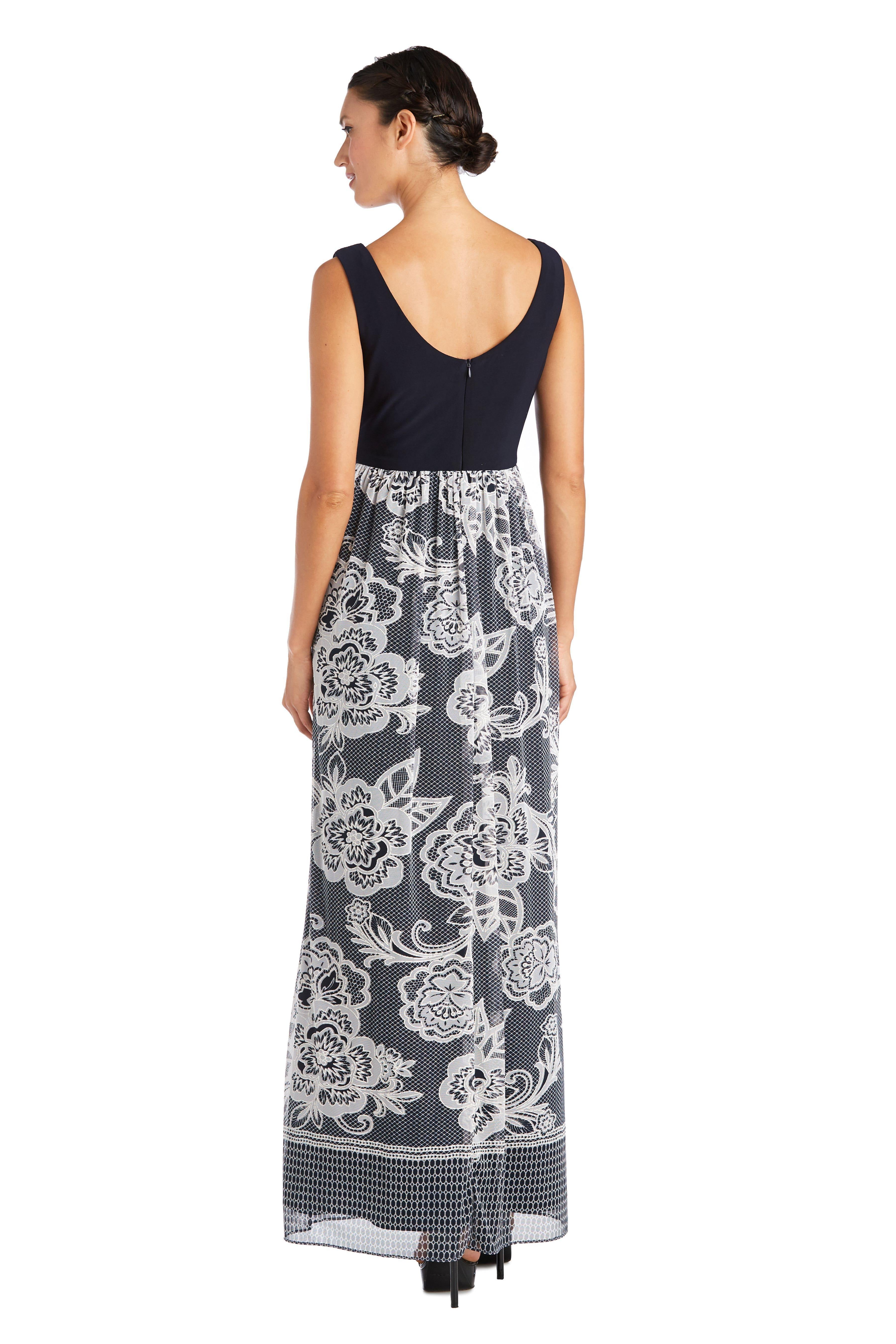 R&M Richards Long Formal Dress 7225 - The Dress Outlet