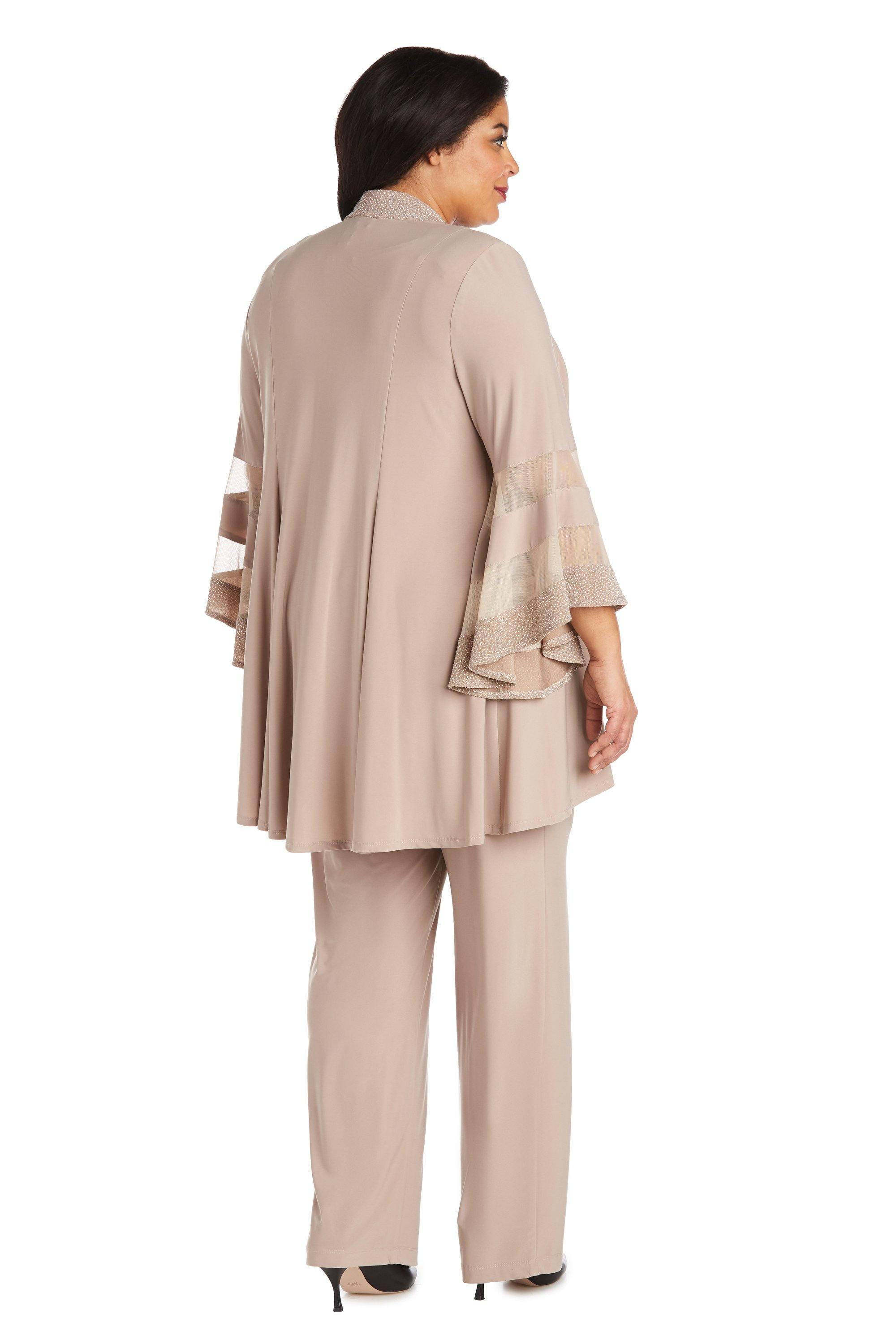 R&M Richards Plus Size Formal Pant Suit 7241W - The Dress Outlet