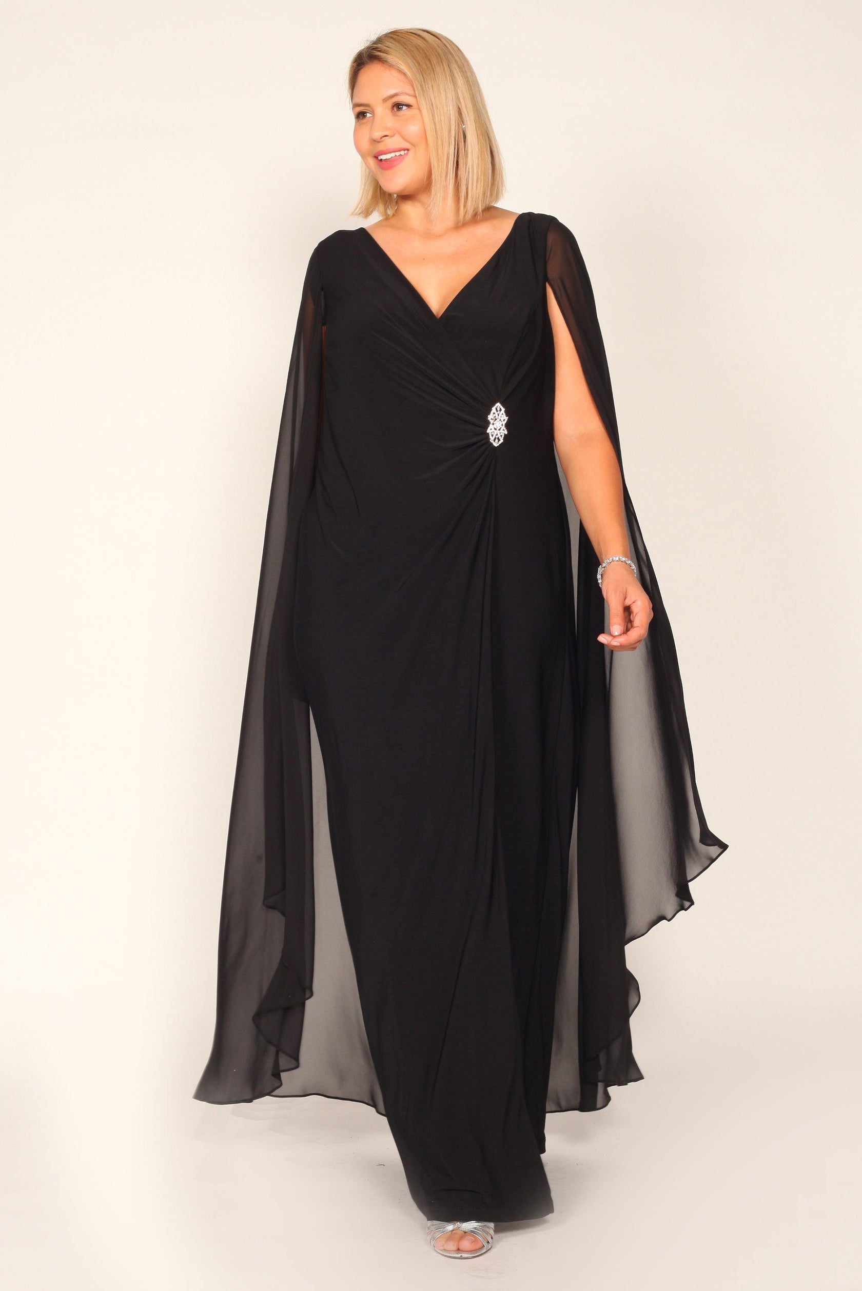 R&M Richards 7273 Long Mother Of The Bride Dress | The Dress Outlet