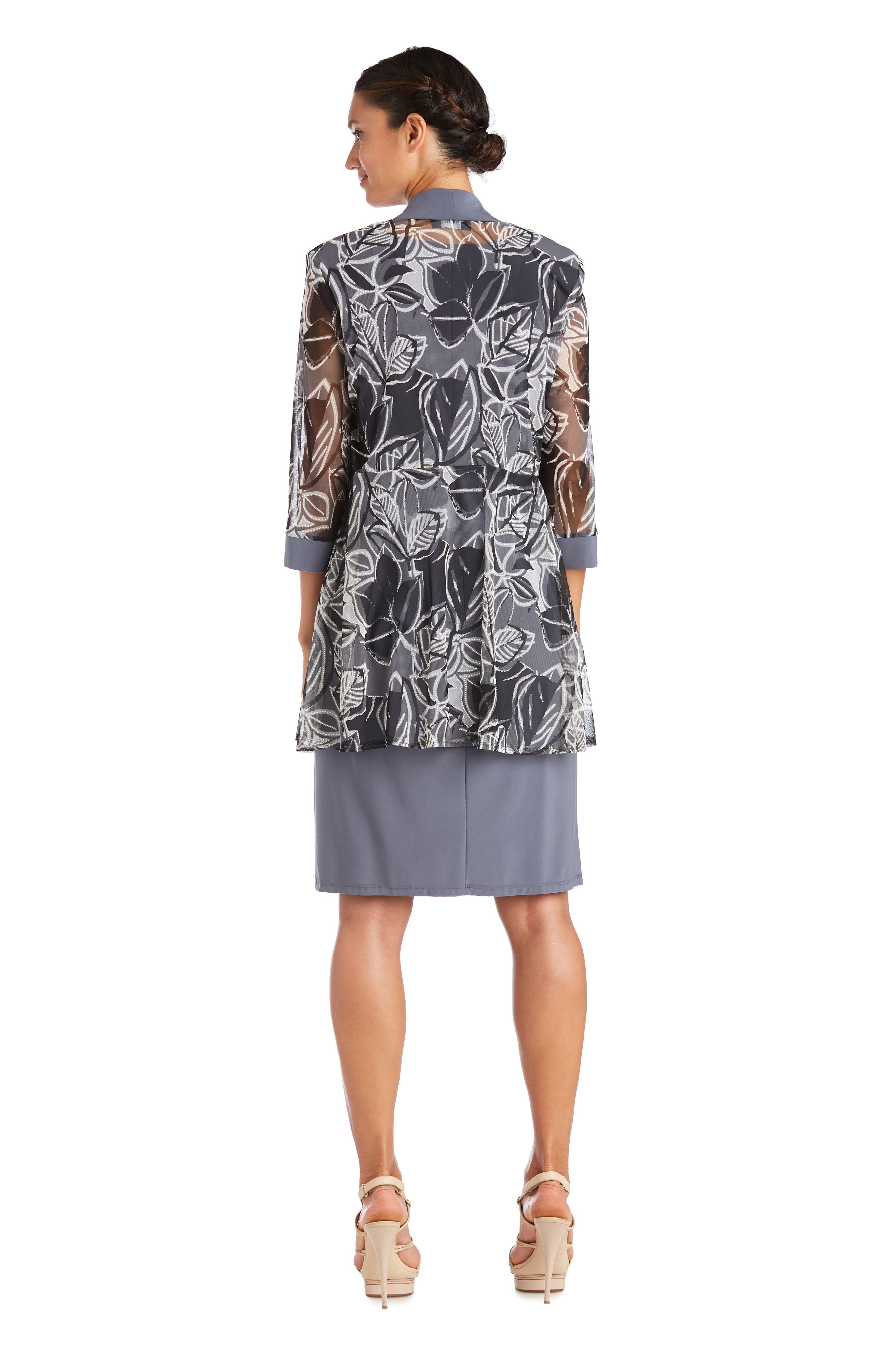 R&M Richards Short Mother of Bride Jacket Dress 7353 - The Dress Outlet