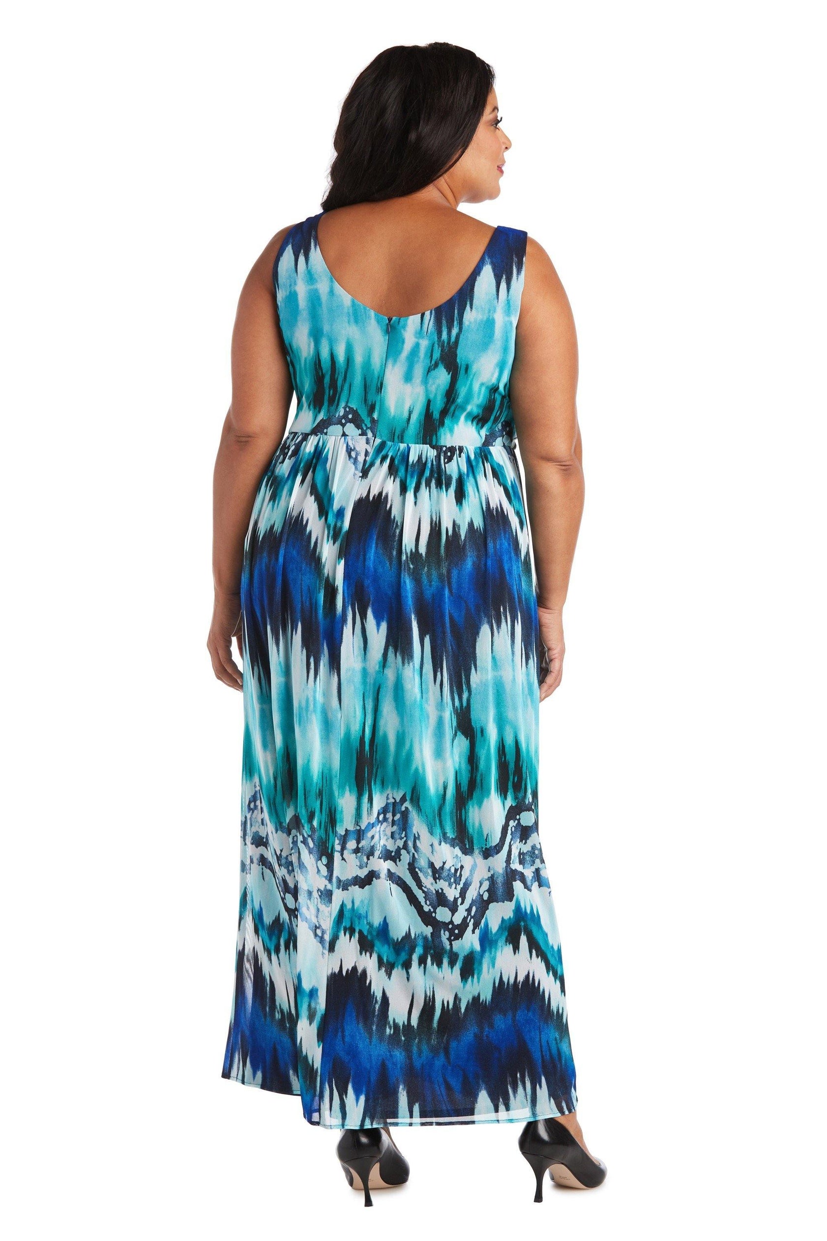 Royal Blue R&M Richards 7365W Long Plus Size Formal Dress for $89.99 – The Dress Outlet