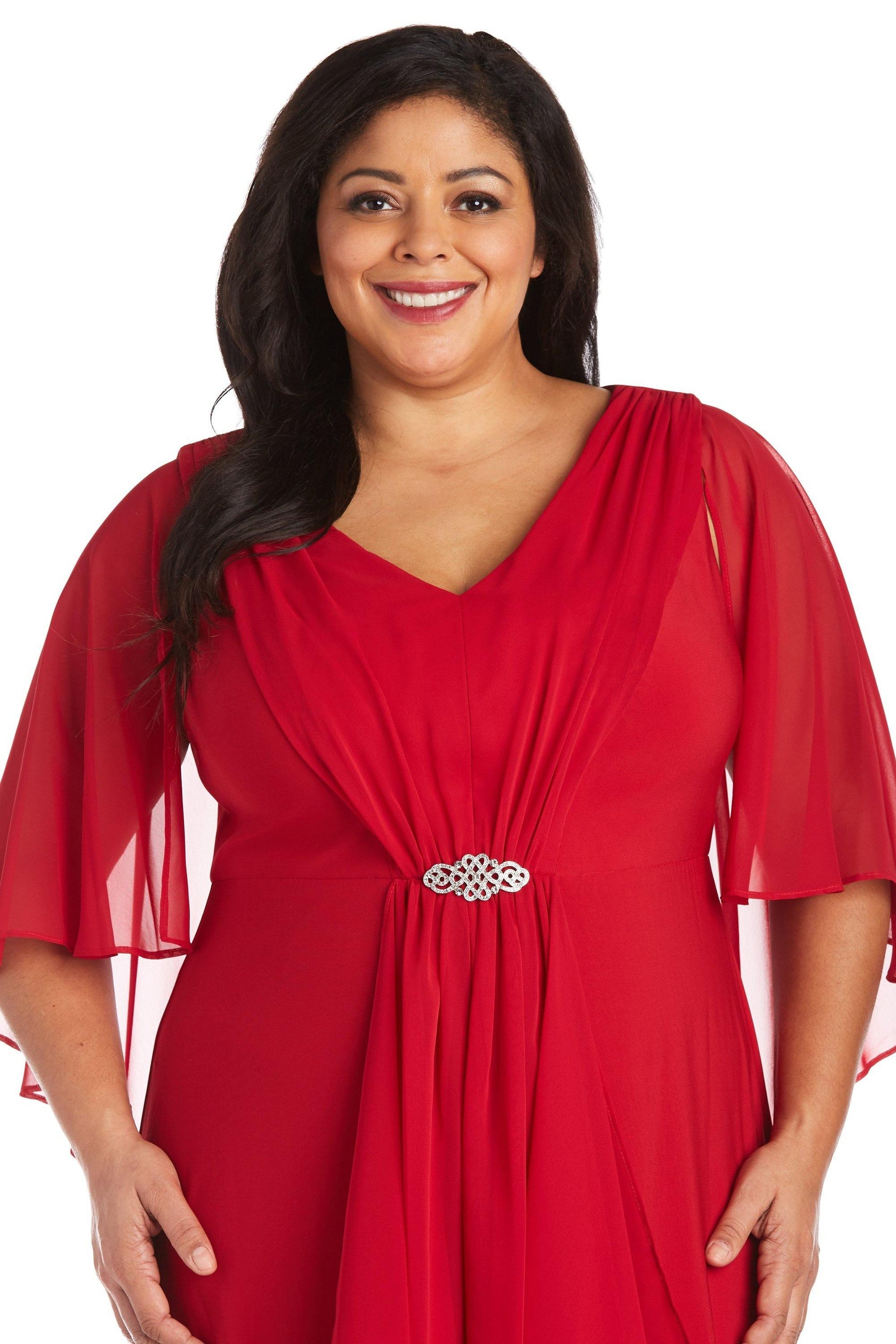 Black R&M Richards 7367W Short Plus Size Cocktail Dress for $54.99 ...
