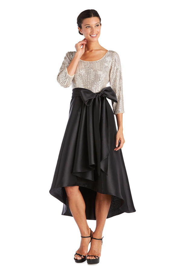 Sequin High Low Dress High Low R&M Richards 7411