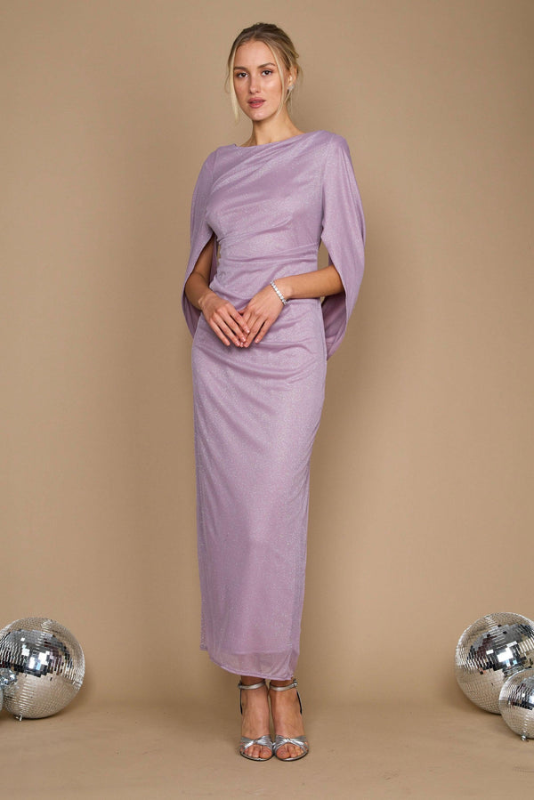 Long Formal Dress Glitter Chiffon R&M Richards 7424