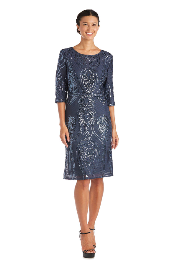 Short Mother Of The Bride Dress Mother Of The Bride R&M Richards 7434