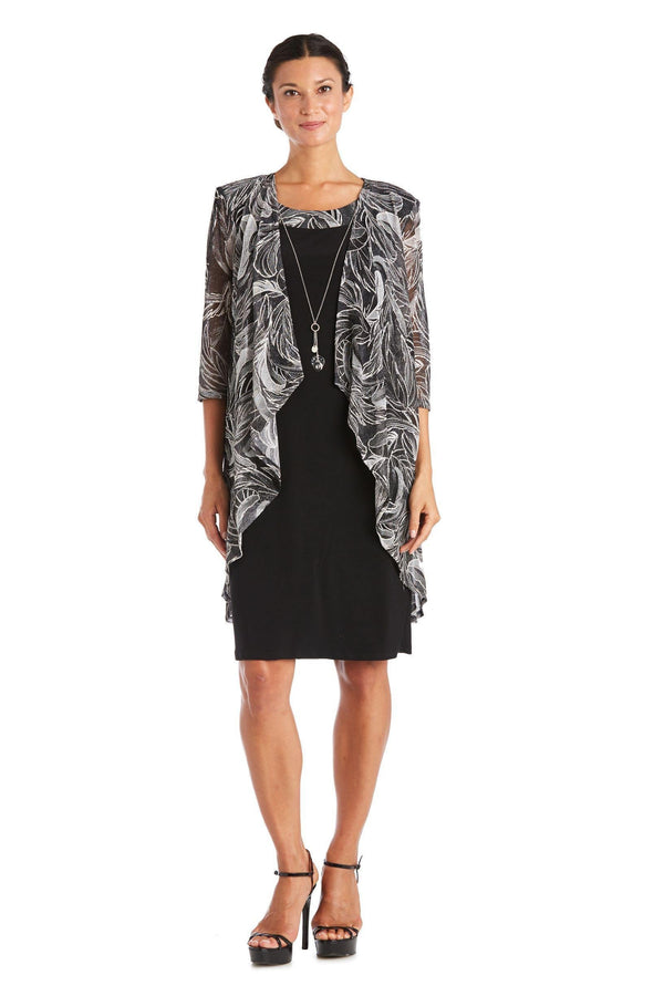Mother Of The Bride Short Dress Short R&M Richards 7437