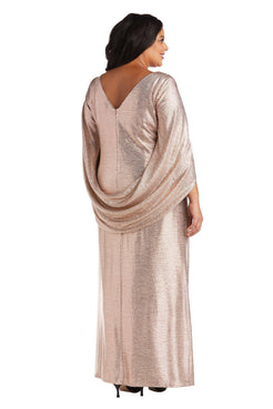 Rose Gold R&M Richards 7472W Mother Of The Bride Long Dress for $98.99 ...