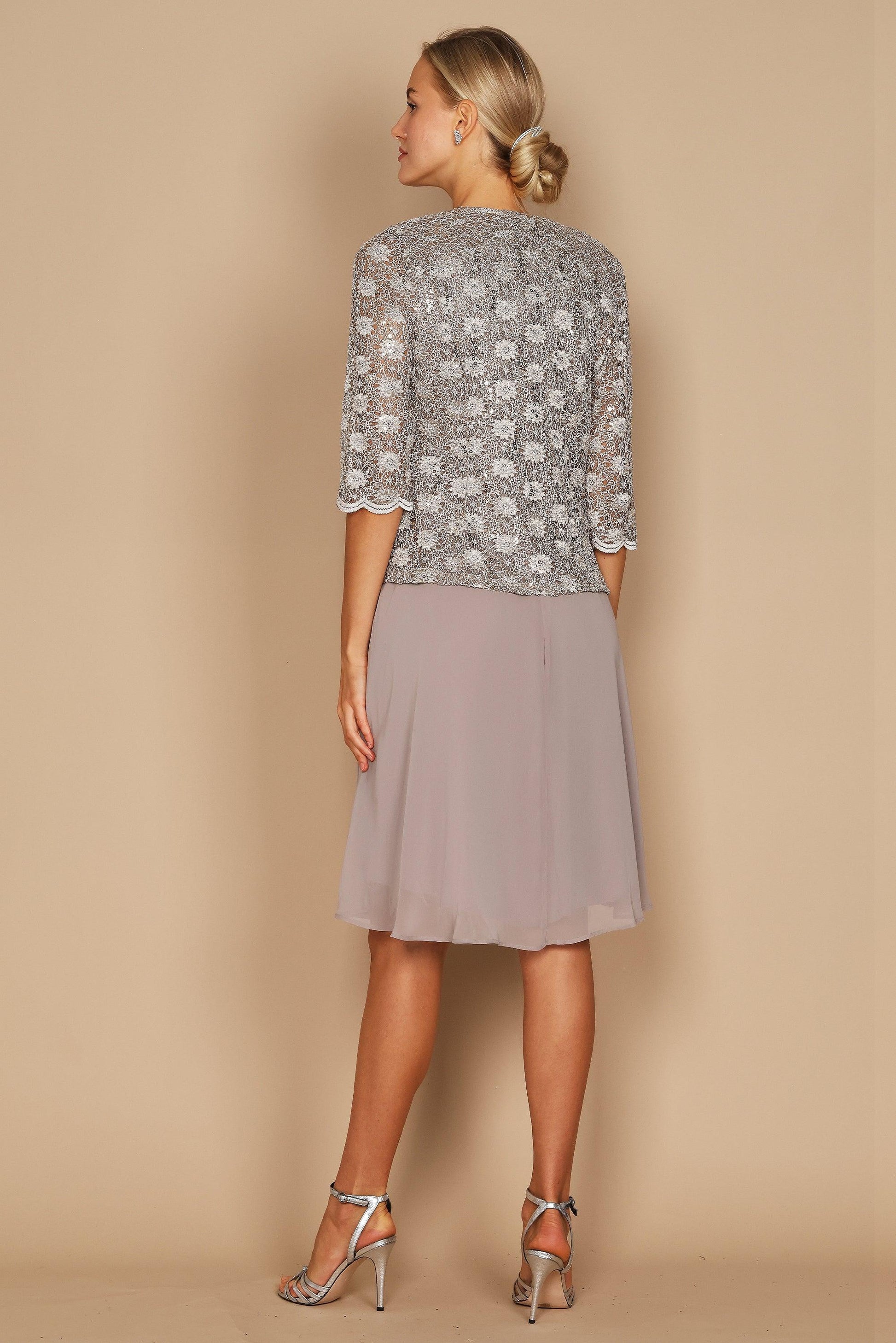 R&M Richards 7479 Short Mother Of The Bride Dress