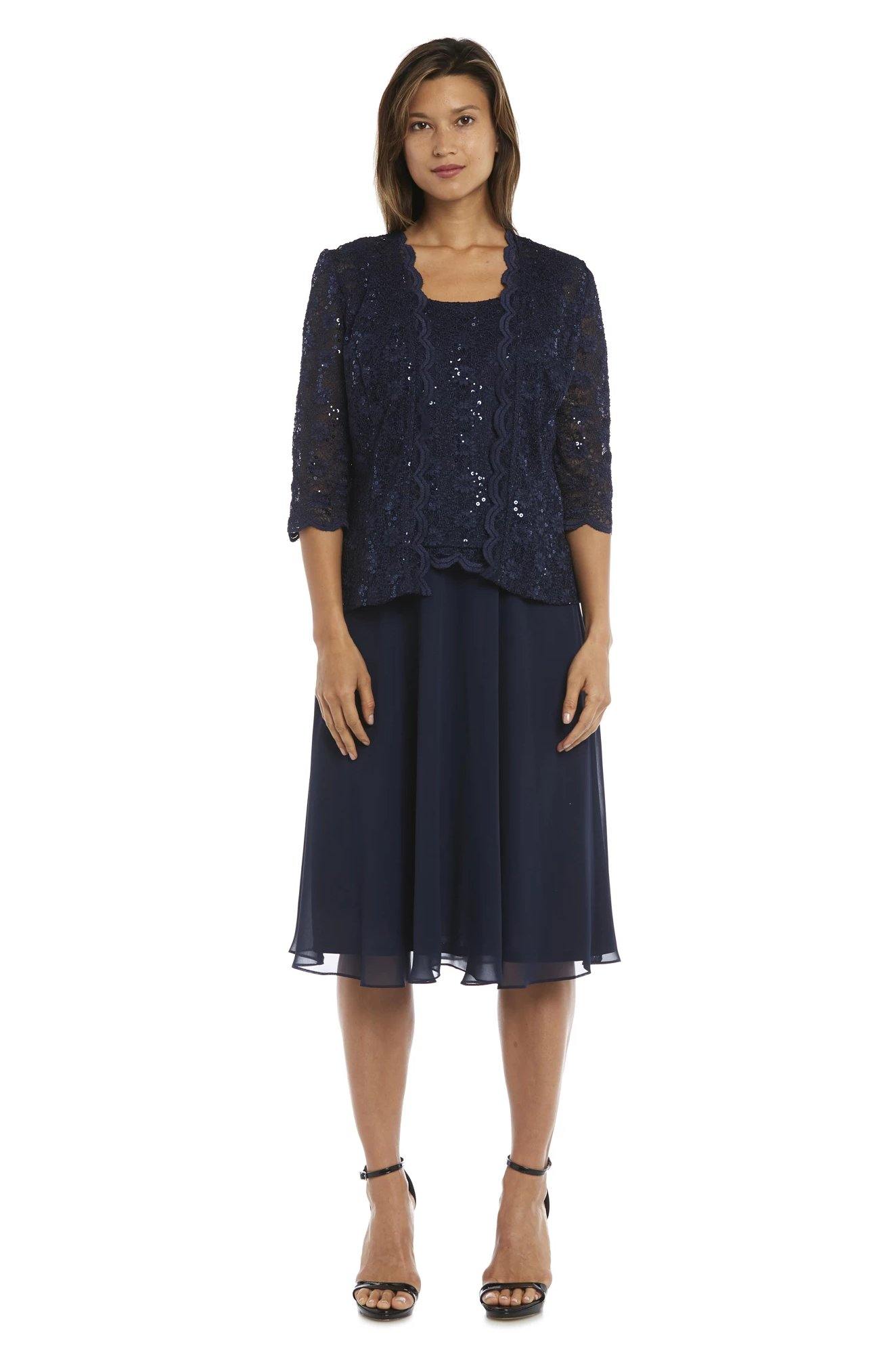 R&M Richards 7479 Short Mother Of The Bride Dress