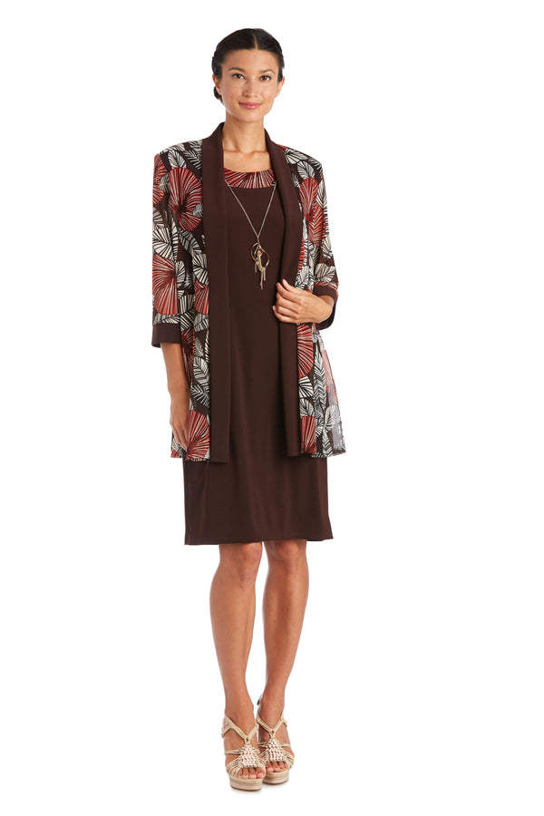 Mother Of The Bride Short Dress Occasion R&M Richards 7503