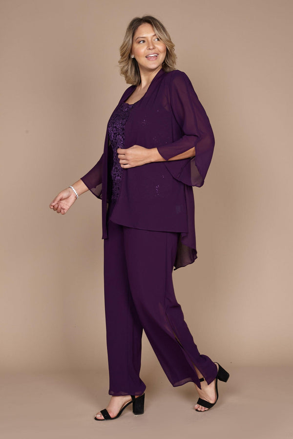 Mother Of The Bride Pant Suit Special Occasion R&M Richards 7506
