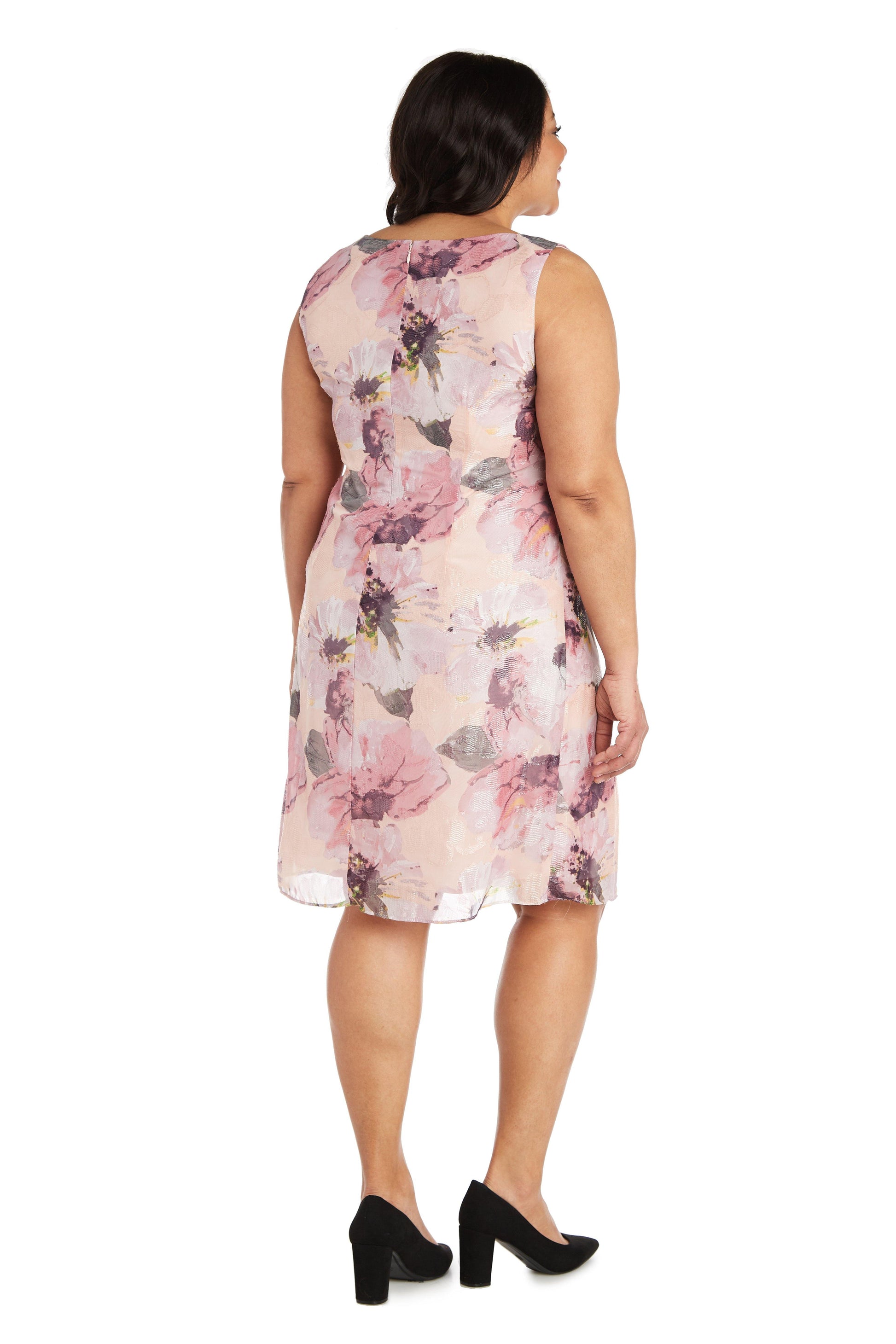 R&M Richards 7738W Short Plus Size Jacket Dress