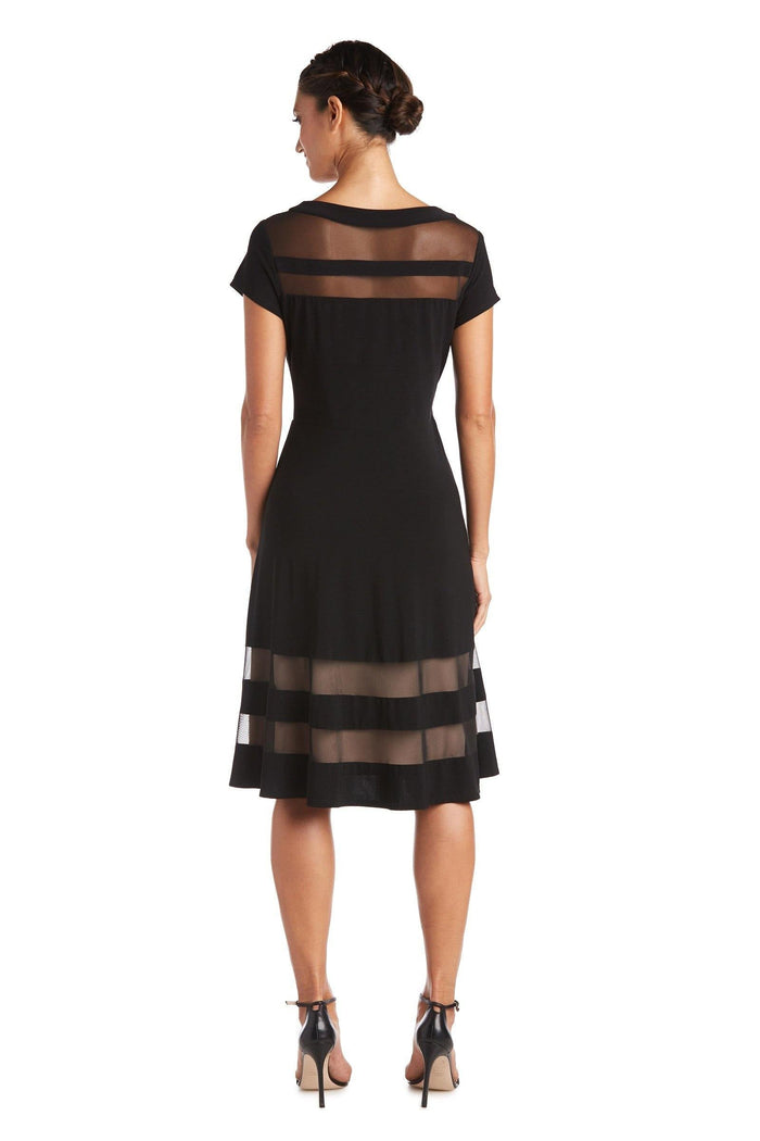 R&M Richards Short Cocktail Plus Size Dress 7771 - The Dress Outlet