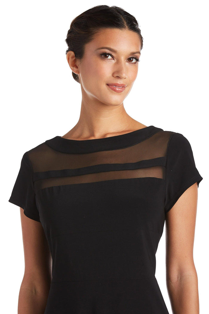 R&M Richards Short Cocktail Plus Size Dress 7771 - The Dress Outlet