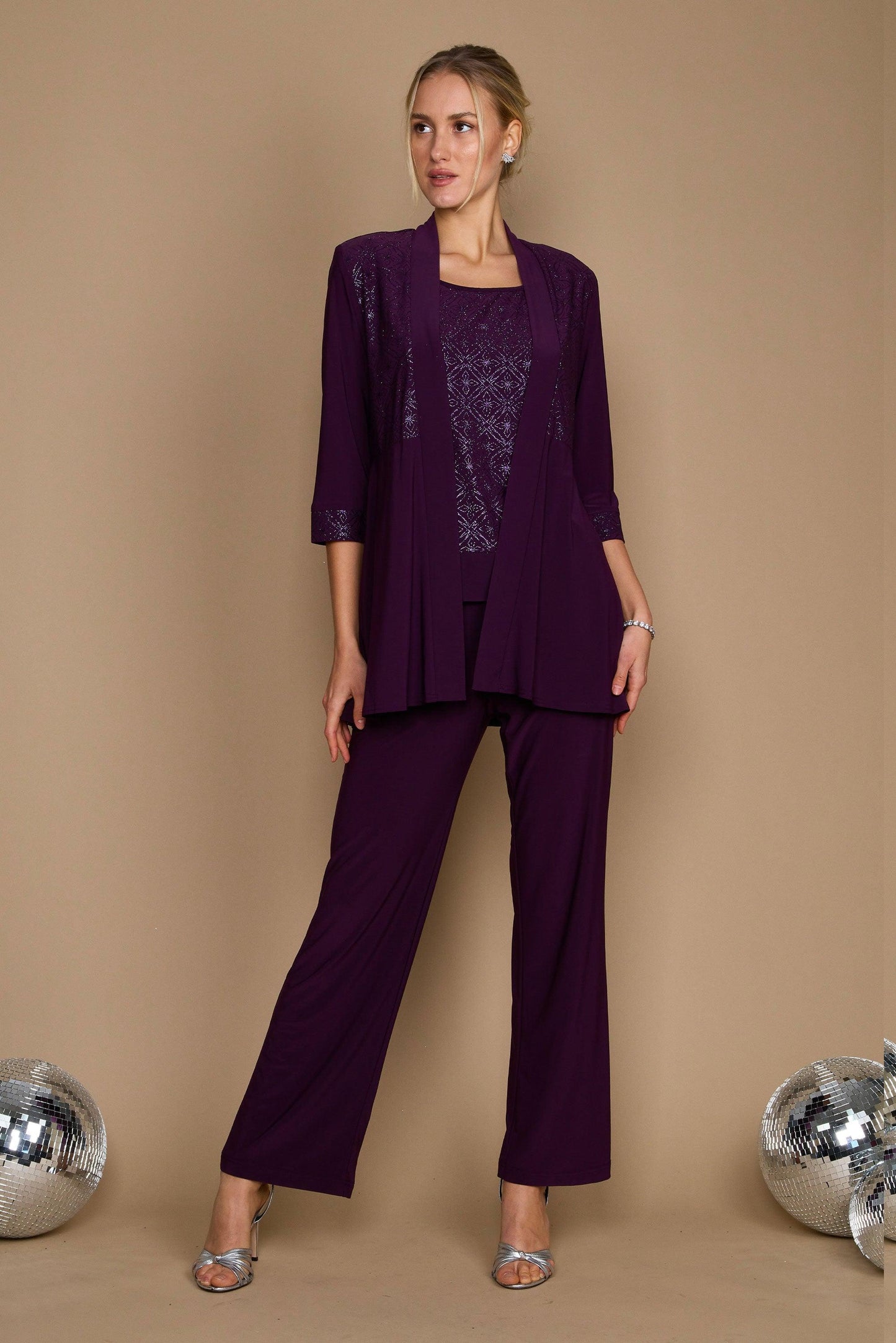 R&M Richards 7772 Mother Of The Bride Formal Pant Suit