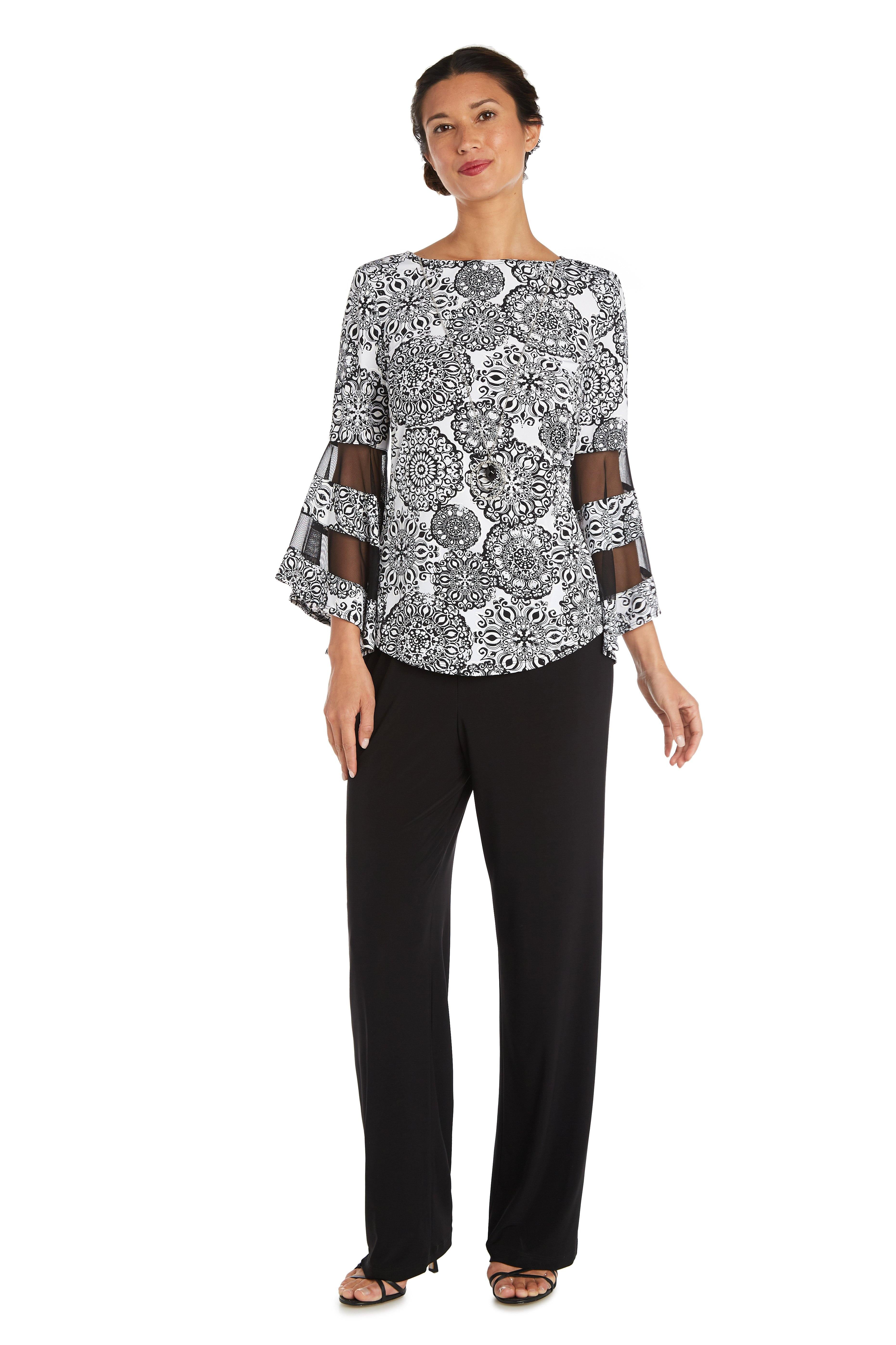R&M Richards Mother of the Bride Pant Set 7838 - The Dress Outlet