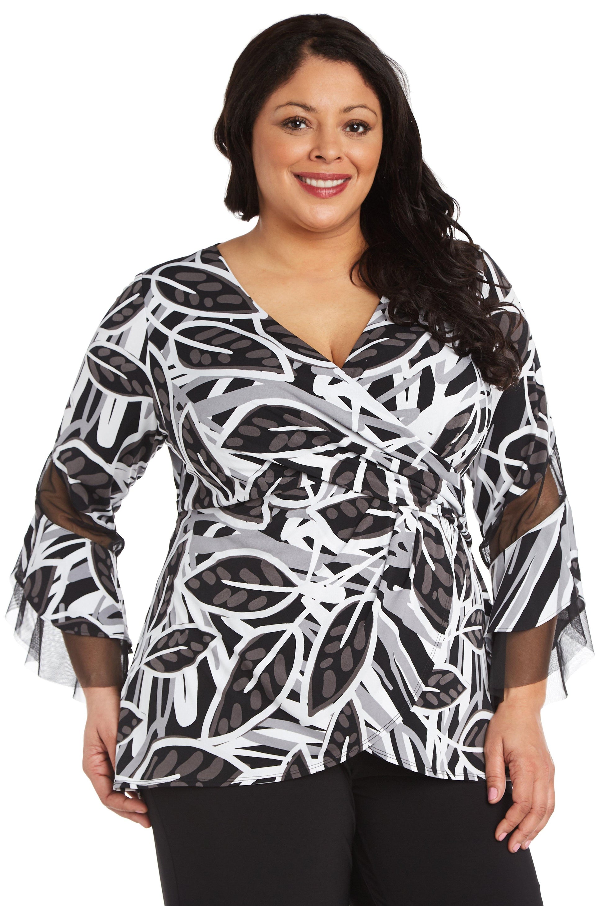 R&M Richards 7849W Plus Size Pant Set