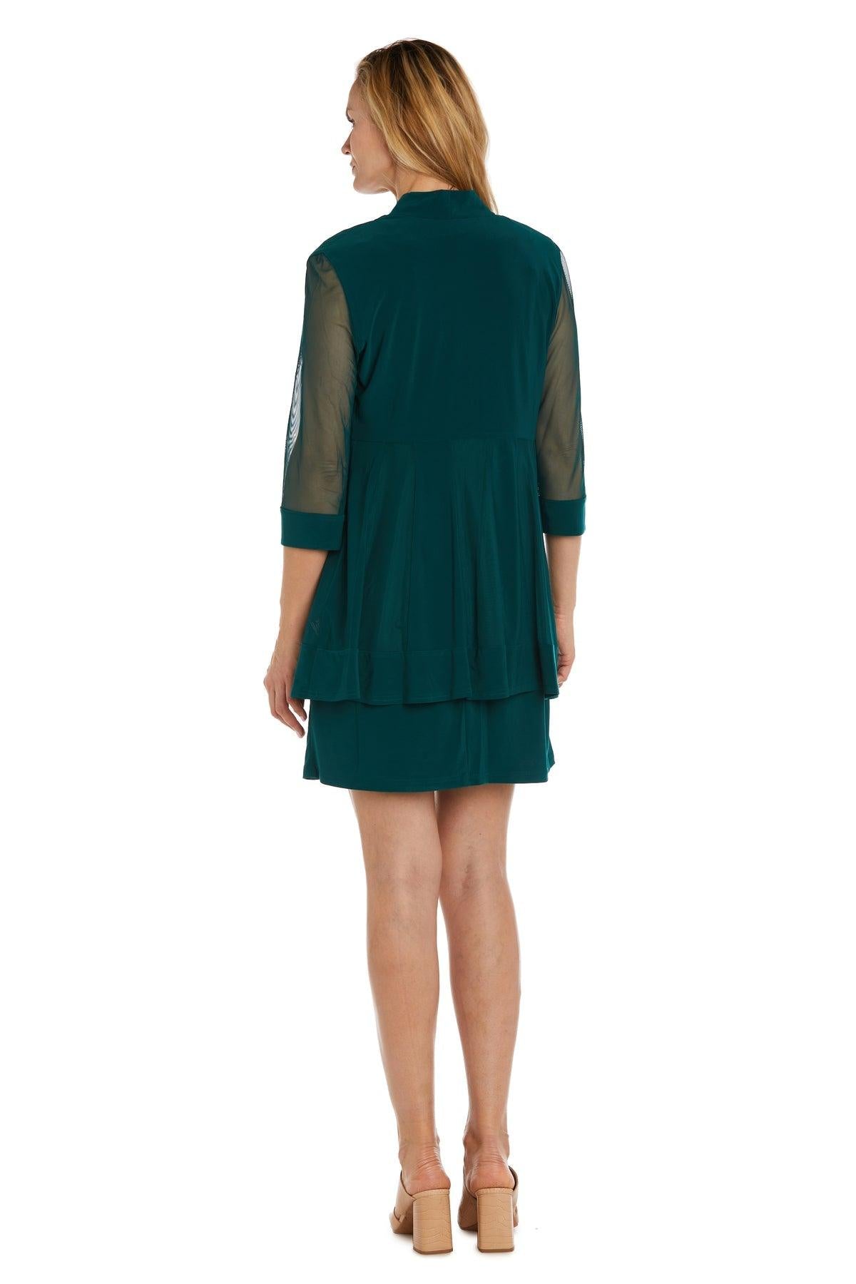 Black R&M Richards 8442 Short Mother Of The Bride Formal Dress for $34.99 – The Dress Outlet