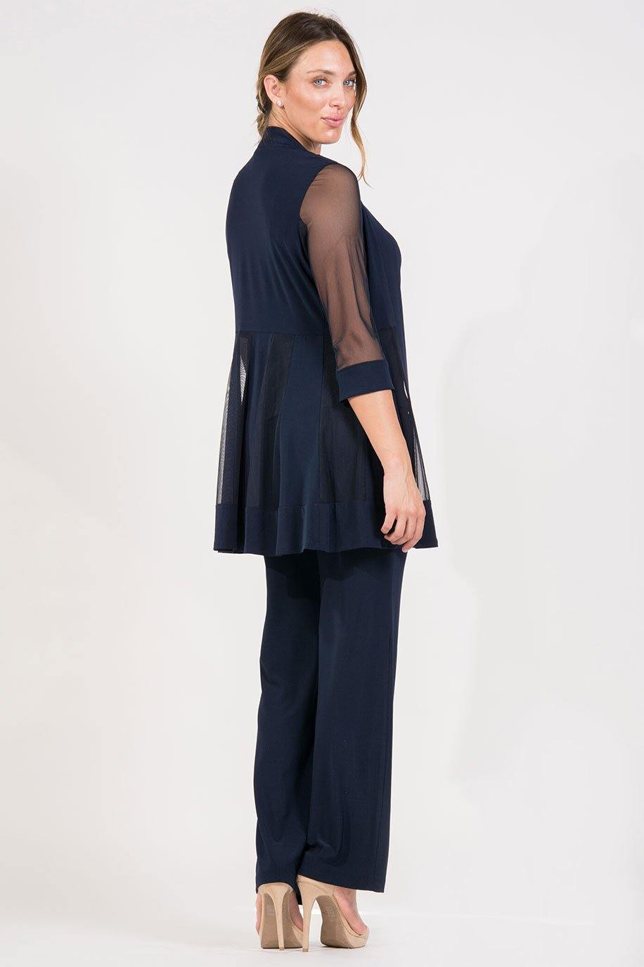 R&M Richards Mother of the Bride Formal Pants Suit Navy