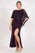 R&M Richards Long Mother of the Bride Formal Dress with Poncho - The Dress Outlet R&M Richards