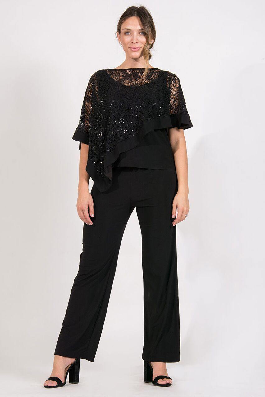R&M Richards 8998 Long Formal Poncho Pant Suit Sale