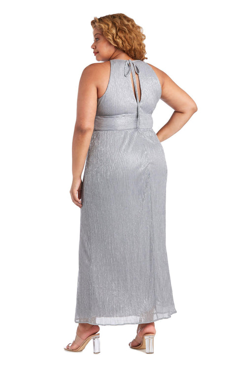Gold R&M Richards 9283W Long Plus Size Metallic Dress for $74.99 – The ...