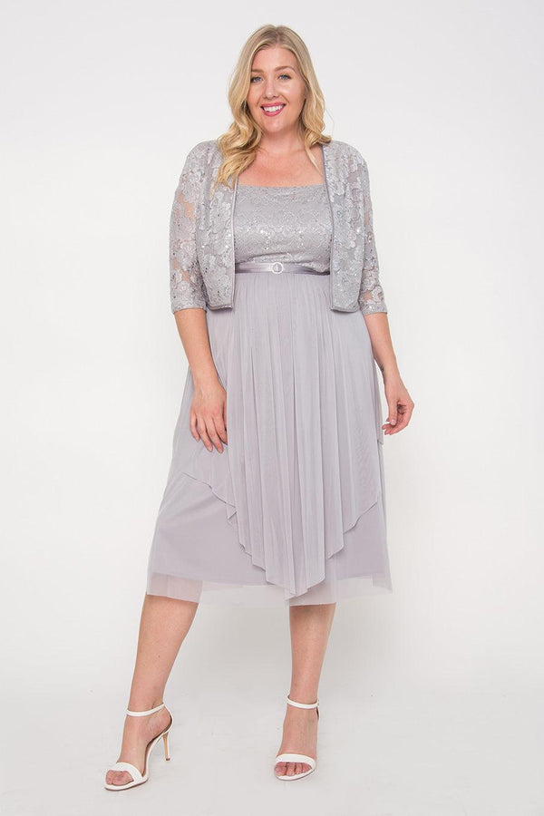 Silver R&M Richards 9355P Short Formal Dress Petite for $13.99 – The ...